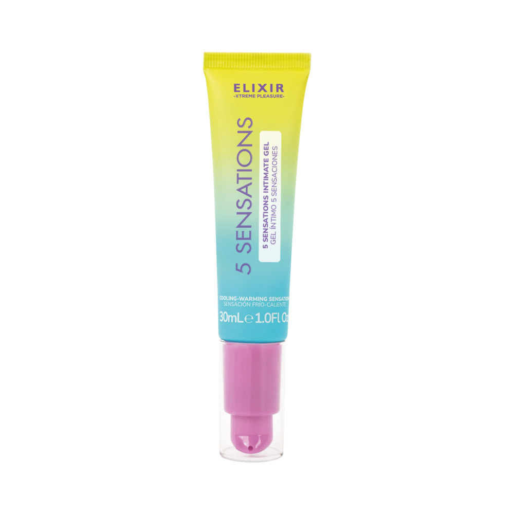 ELIXIR - 5 SENSATIONS INTIMATE GEL 1 OZ.