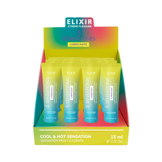 ELIXIR - 5 SENSATIONS INTIMATE GEL 0.5 OZ. 12PK