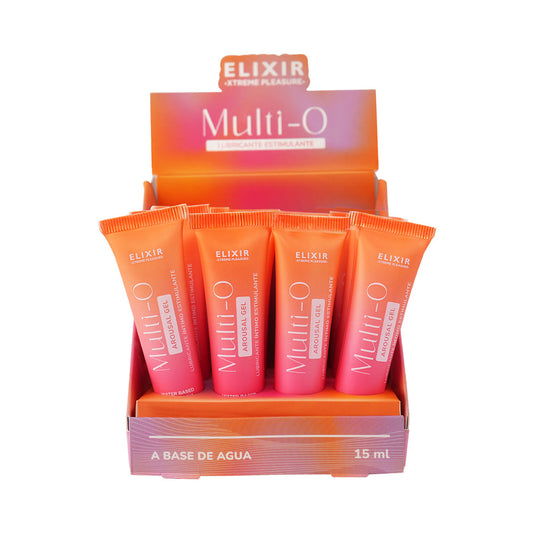 ELIXIR - MULTI O AROUSAL INTIMATE GEL 0.5 OZ. 12PK