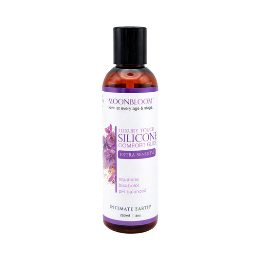 INTIMATE EARTH - MOONBLOOM LUBRICANTE DE SILICONA CONFORT GLIDE 4 OZ.