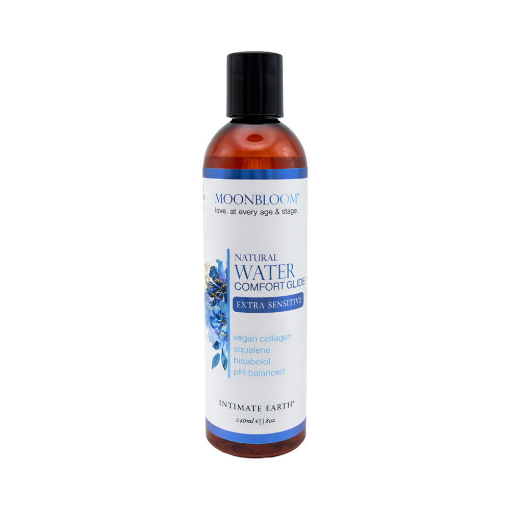 INTIMATE EARTH - MOONBLOOM WATER COMFORT GLIDE 8 OZ.