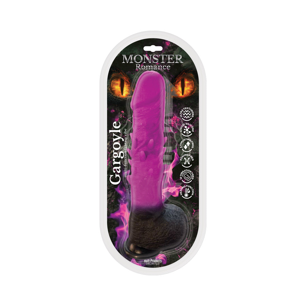 HOTT PRODUCTS - MONSTER ROMANCE GARGOYLE MULTI-SPEED THRUSTING DILDO
