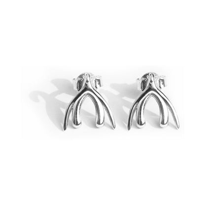 BIIRD CLIT EARRINGS SILVER