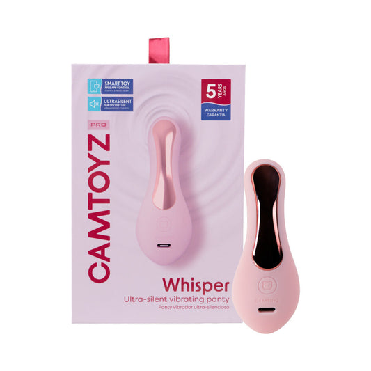 CAMTOYZ - PRO WHISPER ULTRA-SILENT VIBRATING PANTY WITH APP