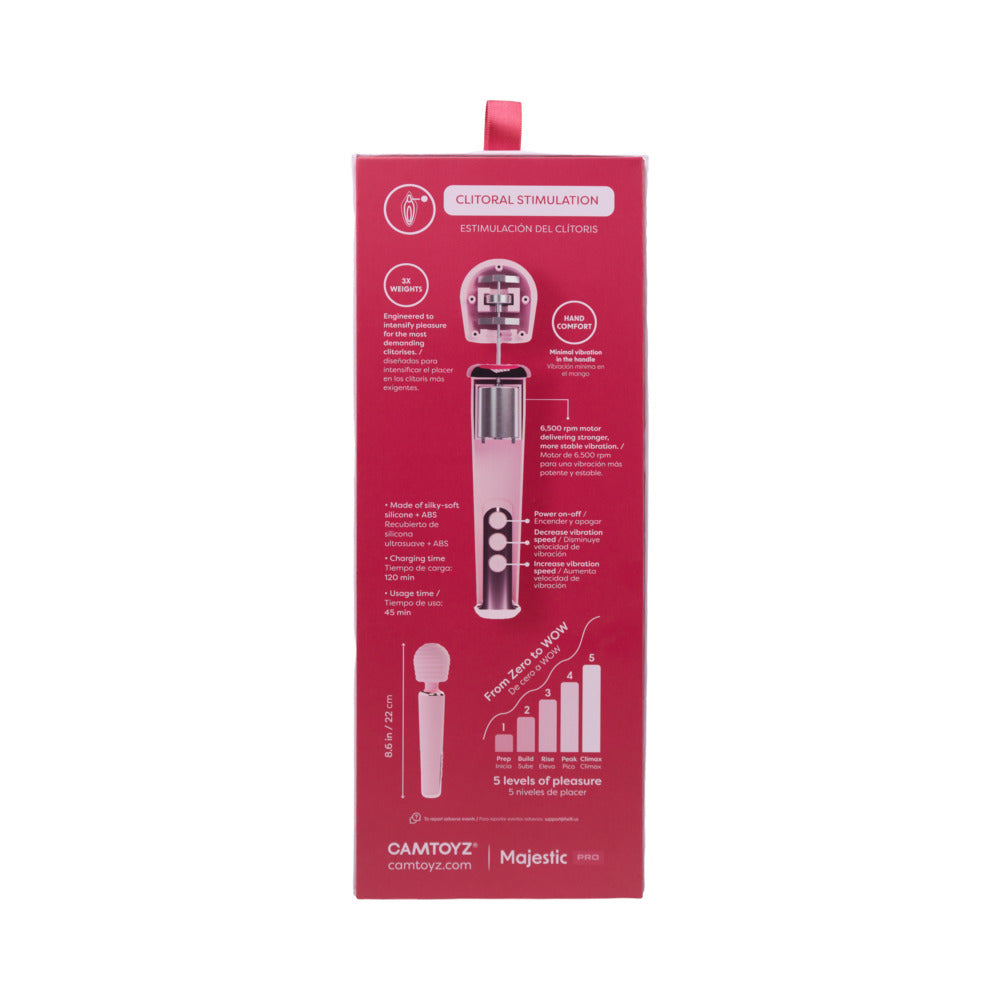 CAMTOYZ - PRO INTENSE WAND VIBRATOR WITH APP