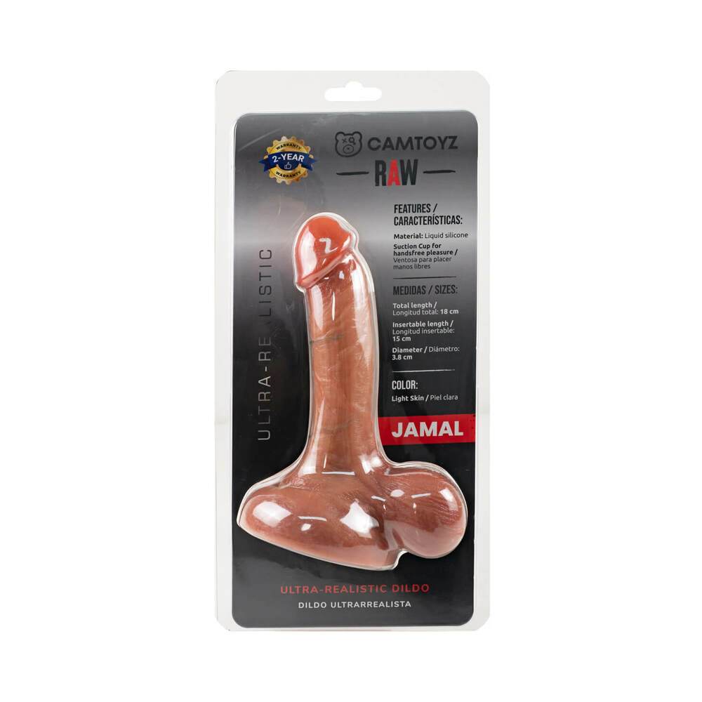 CAMTOYZ - RAW JAMAL ULTRA-REALISTIC 7 IN. DILDO