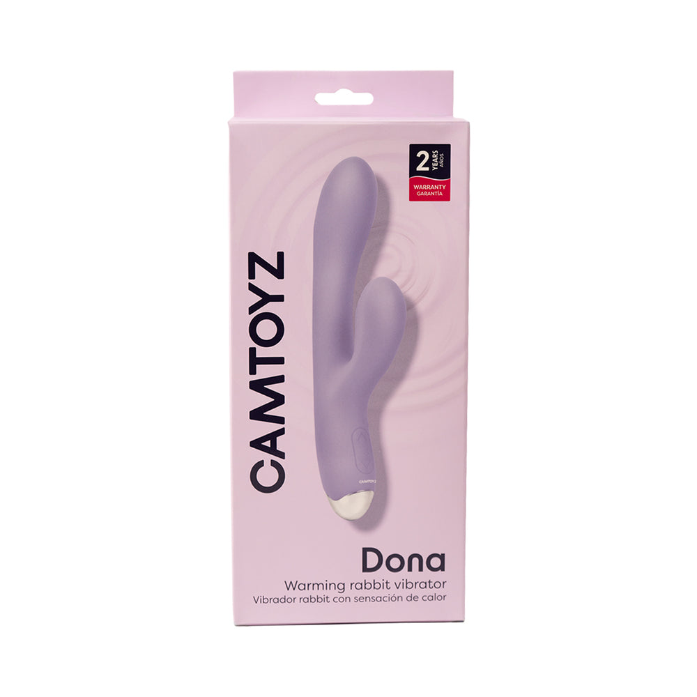 CAMTOYZ - MAJESTIC DONA WARMING RABBIT VIBRATOR