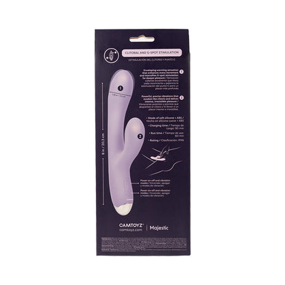 CAMTOYZ - MAJESTIC DONA WARMING RABBIT VIBRATOR