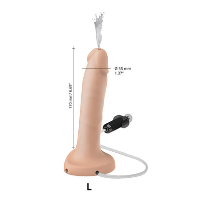 LOVELY PLANET - STRAP-ON-ME SQUIRTING CUM REALISTIC DILDO LARGE VANILLA