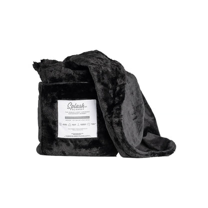 SPLASH BLANKET - FURLUSH MEDIUM BLACK