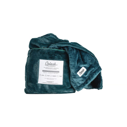 SPLASH BLANKET - FURLUSH MEDIUM EMERALD GREEN