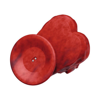 TENTRA - VULKRIS VOLCANIC DRAGON VIBRATING DILDO RED
