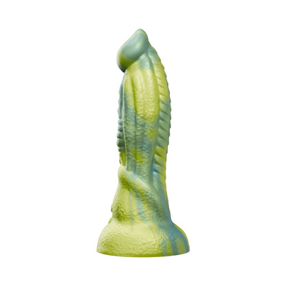 TENTRA - RITHEN REPTILIAN THRUSTING DILDO GREEN