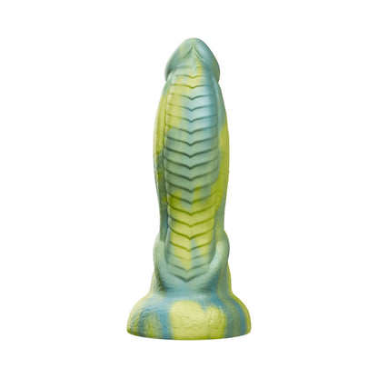 TENTRA - RITHEN REPTILIAN THRUSTING DILDO GREEN