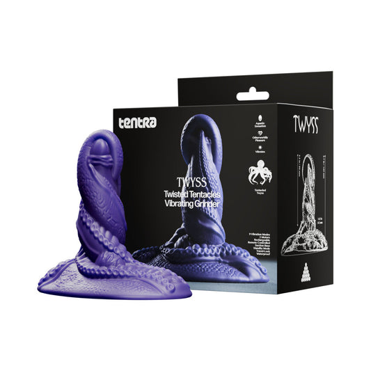 TENTRA - TWYSS TWISTED TENTACLES VIBRATING GRINDER PURPLE