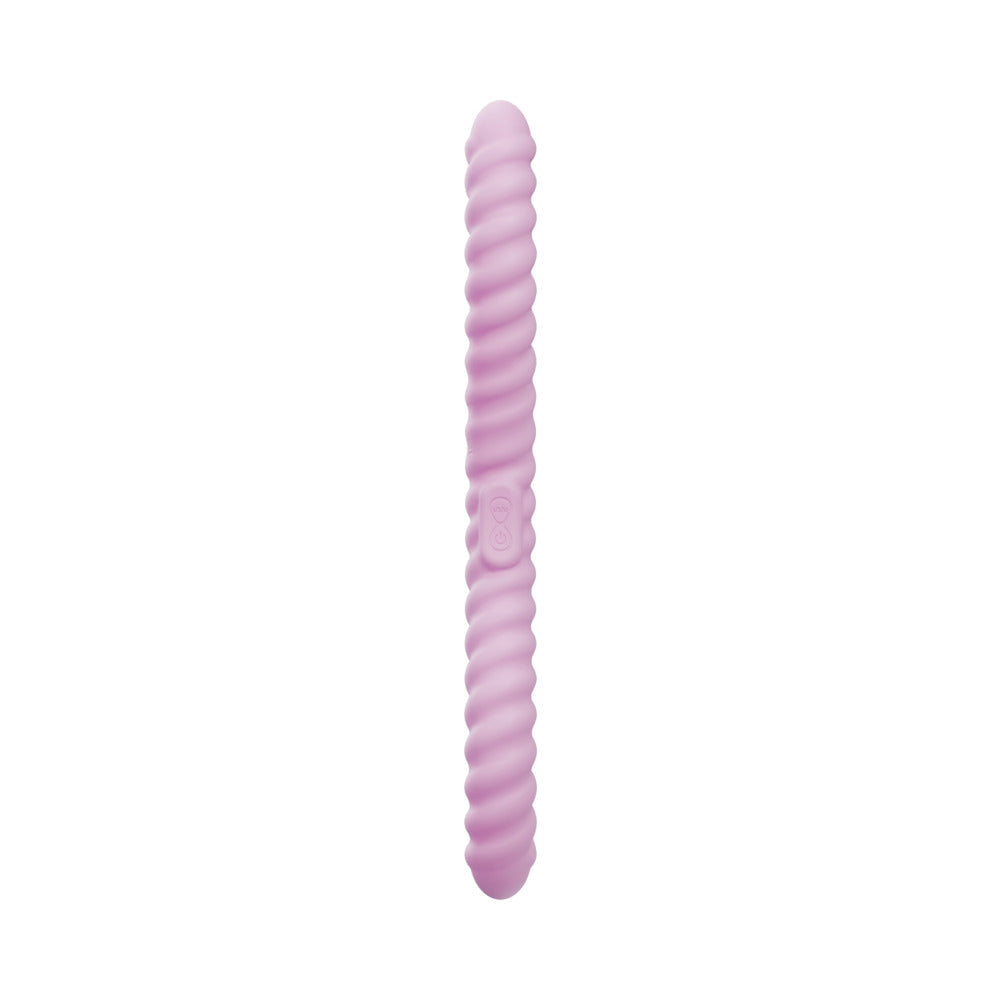 TENTRA - COR UNICORN HORN DOUBLE-ENDED VIBRATING DILDO PINK