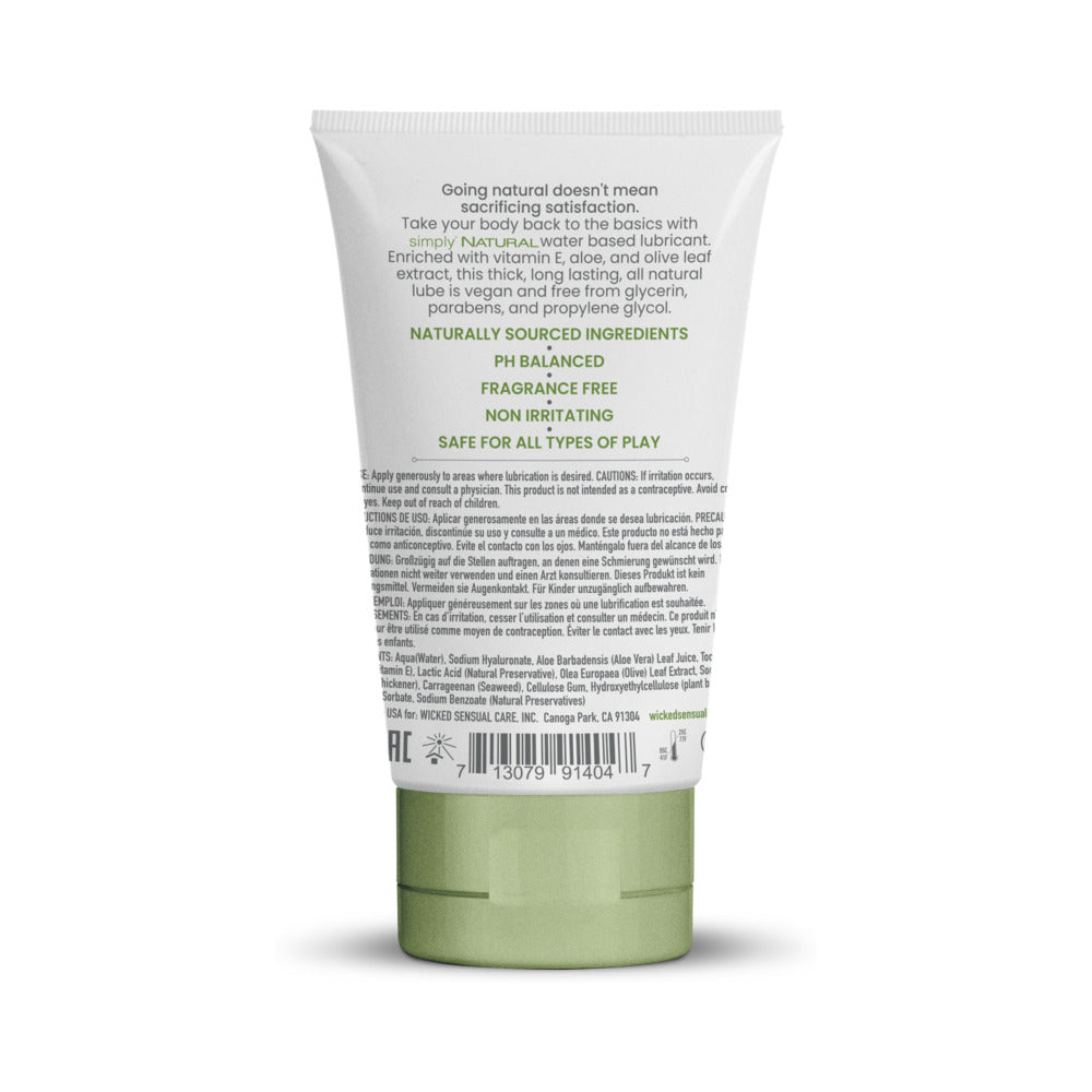 WICKED - SIMPLY NATURAL AQUA ENHANCED WITH OLIVE LEAF EXTRACT 4OZ
