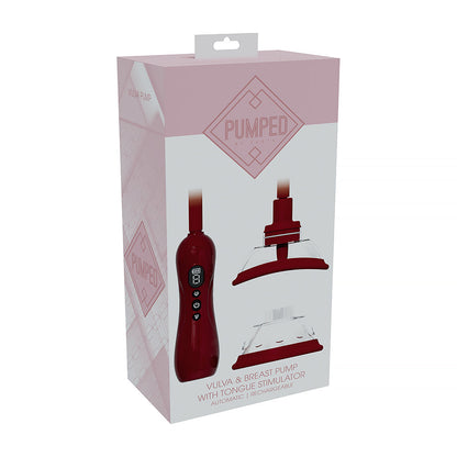 SHOTS - PUMPED AUTOMATIC RECHARGEABLE VULVA & BREAST PUMP WITH TONGUE STIMULATOR