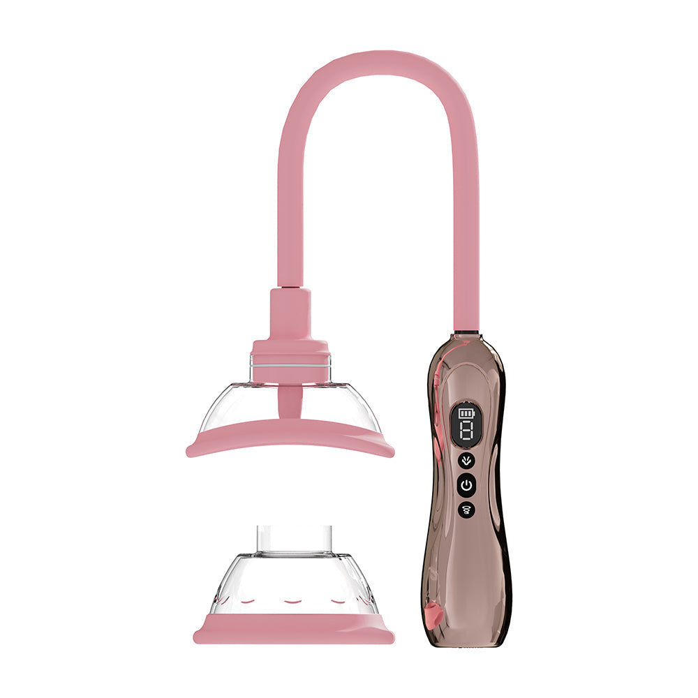 SHOTS - PUMPED AUTOMATIC RECHARGEABLE VULVA & BREAST PUMP WITH TONGUE STIMULATOR