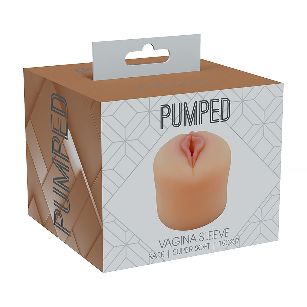 SHOTS - PUMPED VAGINA PUMP SLEEVE 190 GR BEIGE