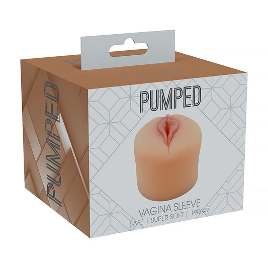 SHOTS - PUMPED VAGINA PUMP SLEEVE 190 GR BEIGE