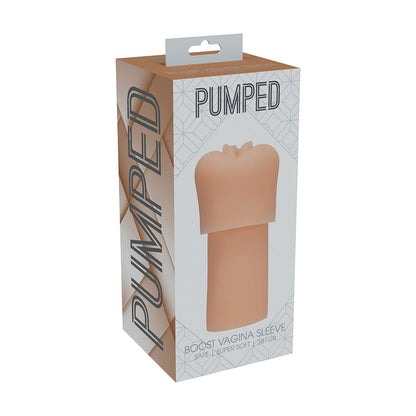 SHOTS - PUMPED VAGINA PUMP SLEEVE 381 GR BEIGE