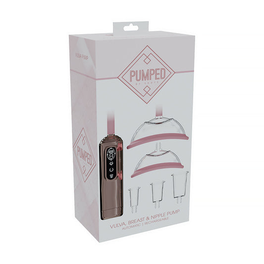 SHOTS - PUMPED AUTOMATIC RECHARGEABLE VULVA BREAST & NIPPLE PUMP