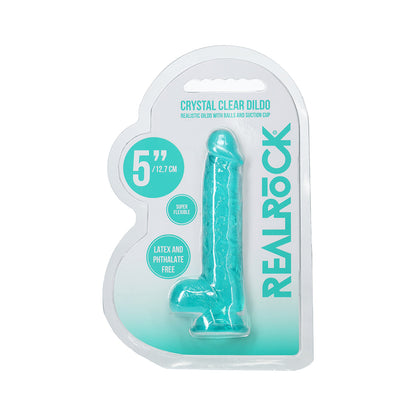 SHOTS - REALROCK REALISTIC 5 IN. DILDO WITH BALLS