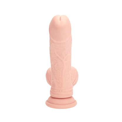 SHOTS - REALROCK REALISTIC DUAL DENSITY VIBRATING SILICONE DILDO WITH WEIGHTED BALLS 6 IN.