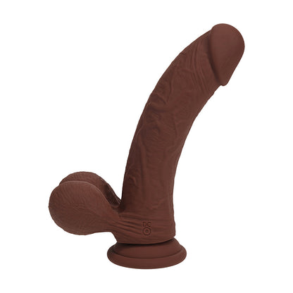 SHOTS - DILDO REALISTA DE SILICONA REALROCK DE DOBLE DENSIDAD CON VIBRACIÓN Y BOLAS CON PESO 8 PULG.