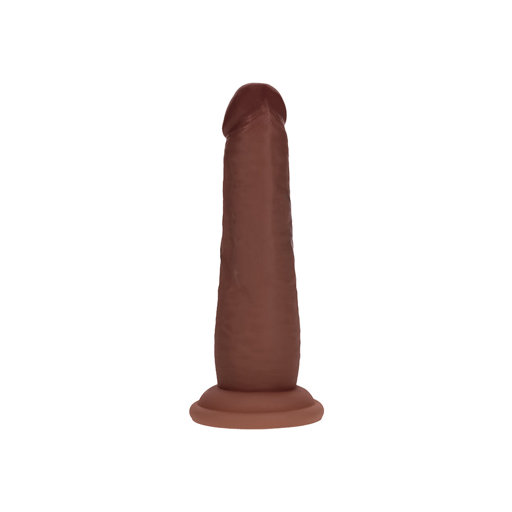 SHOTS - REALROCK SLIDING SKIN DUAL DENSITY SILICONE DILDO 6 IN.