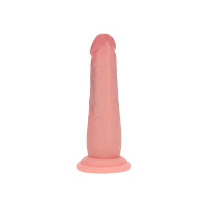 SHOTS - REALROCK SLIDING SKIN DUAL DENSITY SILICONE DILDO 6 IN.