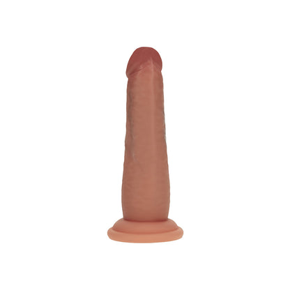 SHOTS - REALROCK SLIDING SKIN DUAL DENSITY SILICONE DILDO 6 IN.