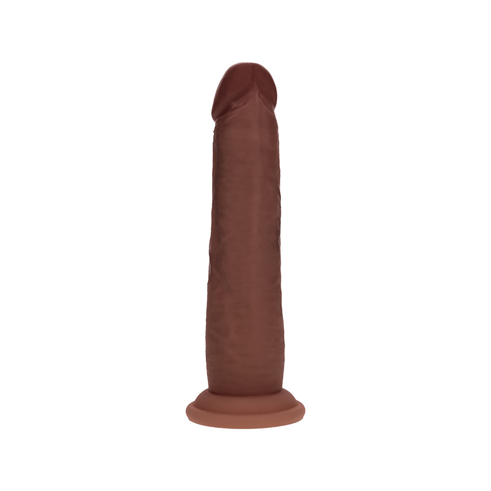 DILDO DE SILICONA DE DOBLE DENSIDAD SHOTS - REALROCK SLIDING SKIN 7 PULG.