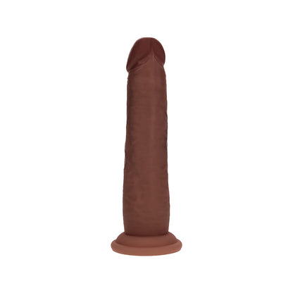 DILDO DE SILICONA DE DOBLE DENSIDAD SHOTS - REALROCK SLIDING SKIN 7 PULG.