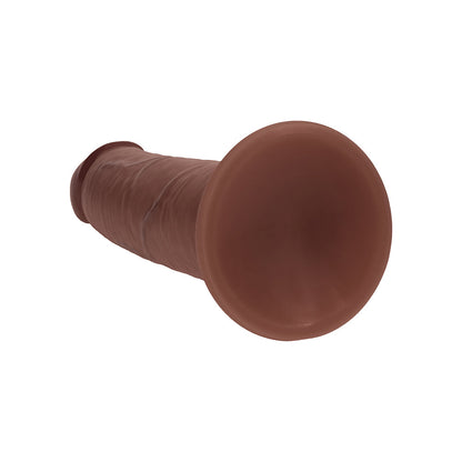 SHOTS - REALROCK SLIDING SKIN DUAL DENSITY SILICONE DILDO 8 IN.