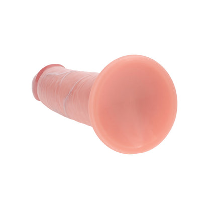 SHOTS - REALROCK SLIDING SKIN DUAL DENSITY SILICONE DILDO 8 IN.