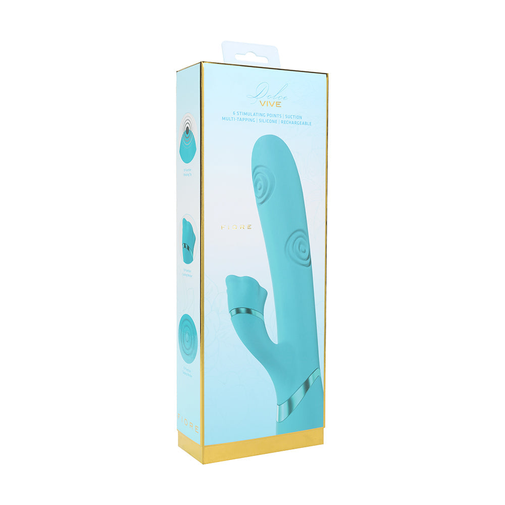 SHOTS - VIVE FIORE RECHARGEABLE G SPOT AIR WAVE AND TAPPING FLARED CLIT STIMULATOR