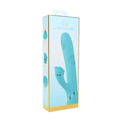 SHOTS - VIVE FIORE RECHARGEABLE G SPOT AIR WAVE AND TAPPING FLARED CLIT STIMULATOR
