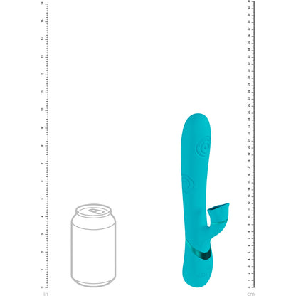 SHOTS - VIVE FIORE RECHARGEABLE G SPOT AIR WAVE AND TAPPING FLARED CLIT STIMULATOR