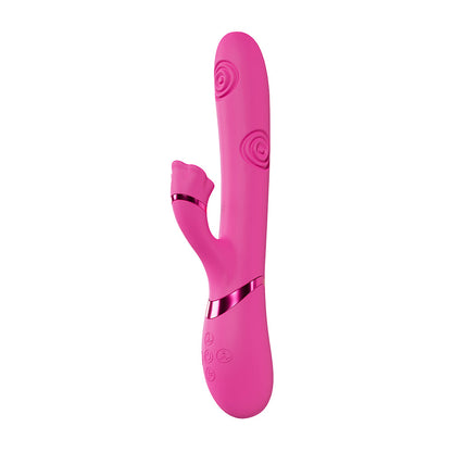 SHOTS - VIVE FIORE RECHARGEABLE G SPOT AIR WAVE AND TAPPING FLARED CLIT STIMULATOR