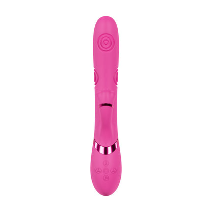SHOTS - VIVE FIORE RECHARGEABLE G SPOT AIR WAVE AND TAPPING FLARED CLIT STIMULATOR