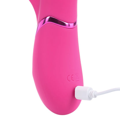 SHOTS - VIVE FIORE RECHARGEABLE G SPOT AIR WAVE AND TAPPING FLARED CLIT STIMULATOR