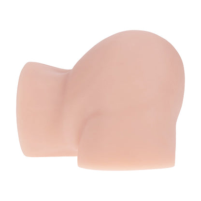 SHOTS - XKIN BODYFORMS RINA BROOKS DUAL ENTRY VIBRATING MASTURBATOR BEIGE