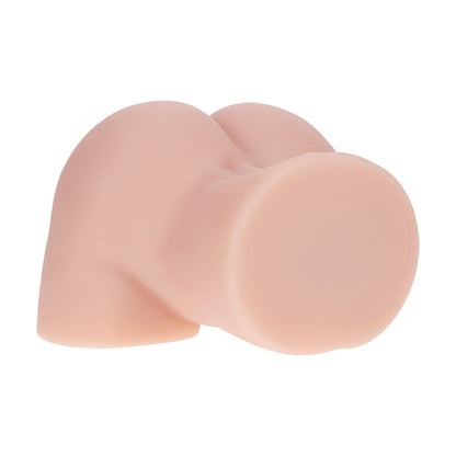 SHOTS - XKIN BODYFORMS RINA BROOKS DUAL ENTRY VIBRATING MASTURBATOR BEIGE