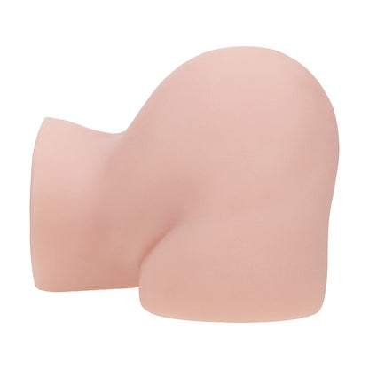 SHOTS - XKIN BODYFORMS VIVICA LENORE DUAL ENTRY VIBRATING MASTURBATOR BEIGE
