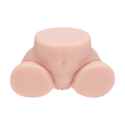 SHOTS - XKIN BODYFORMS VIVICA LENORE DUAL ENTRY VIBRATING MASTURBATOR BEIGE