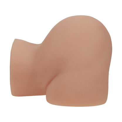 SHOTS - XKIN BODYFORMS LUX ARDEN DUAL ENTRY VIBRATING MASTURBATOR TAN