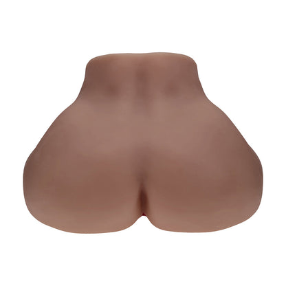 SHOTS - XKIN BODYFORMS CLARA VOSSIN DUAL ENTRY VIBRATING MASTURBATOR BROWN