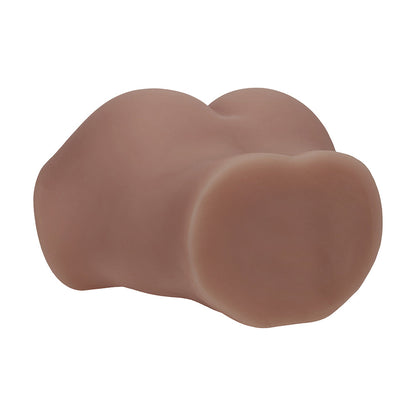 SHOTS - XKIN BODYFORMS EVE RHODES DUAL ENTRY VIBRATING MASTURBATOR BROWN